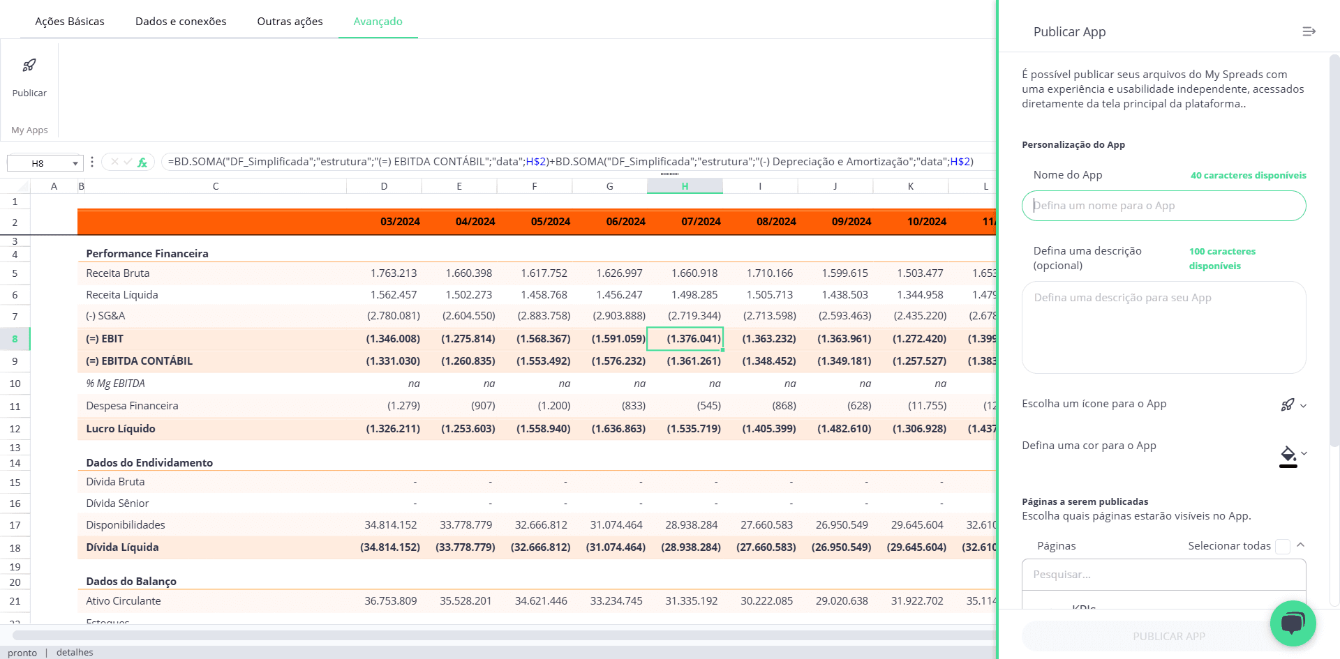 Step #26: Preencha o nome, para o relatório de KPIs será "Acompanhamento de KPIs" e "Relatório de Faturamento" para a outra planilha a ser importada: