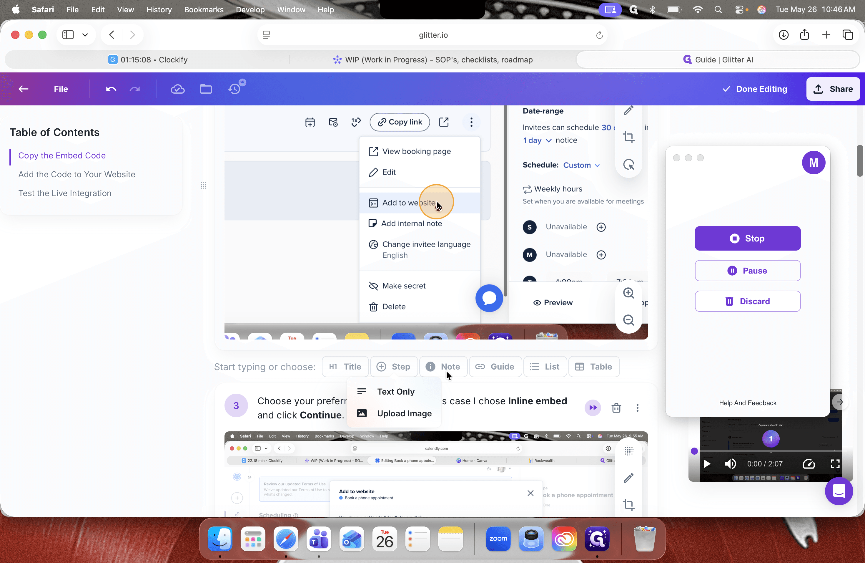 Step #7: Select Note to overlay floating text annotations directly onto the screenshot.