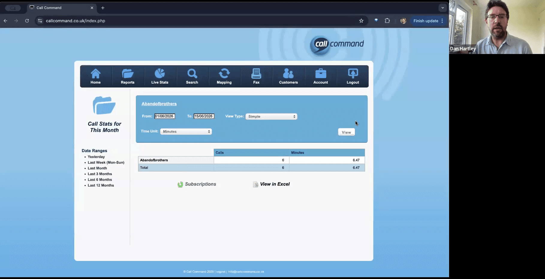 Step #4: Click Log In to access the dashboard.