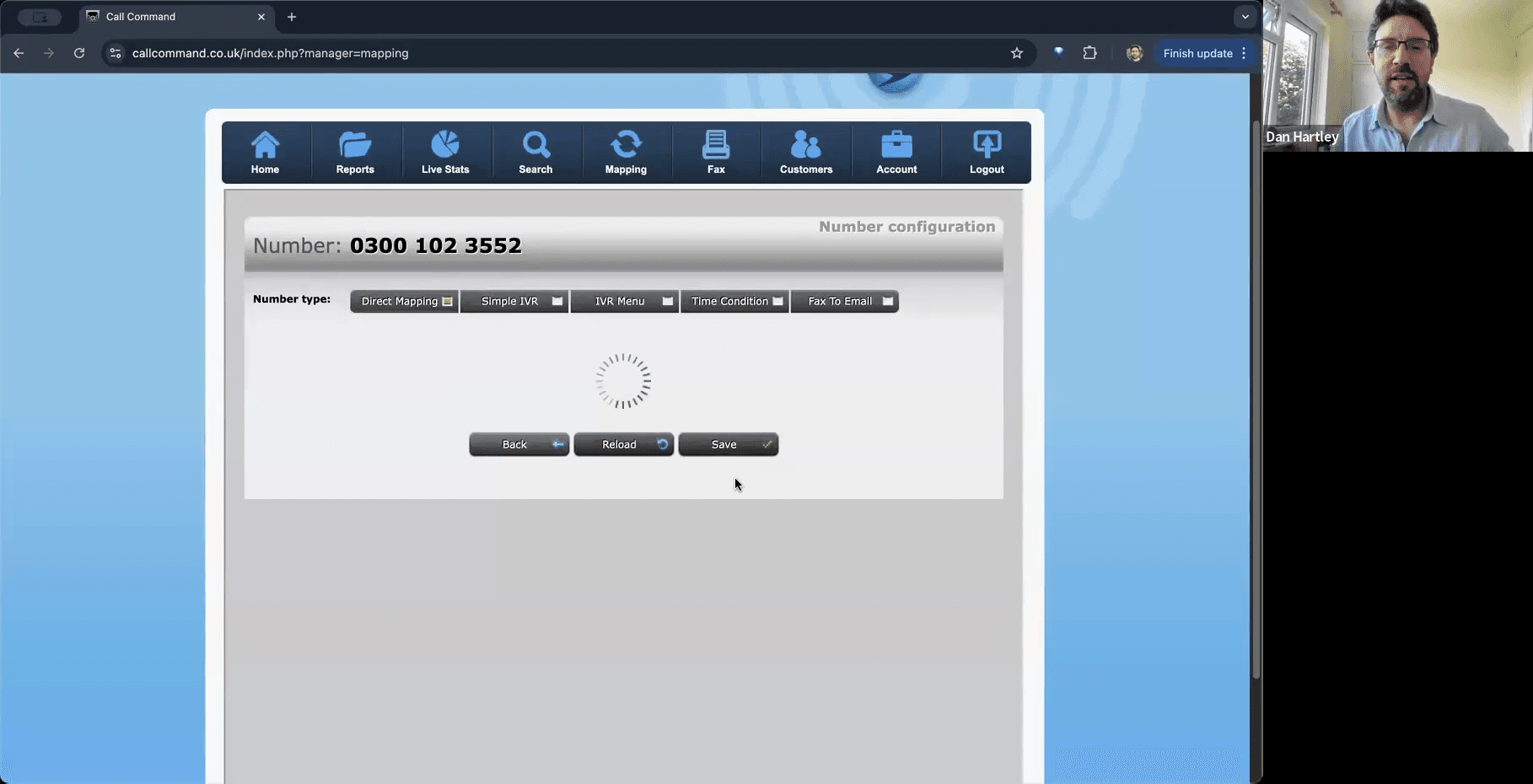 Step #10: Check the screen for a success message confirming the number has mapped to the new mobile.