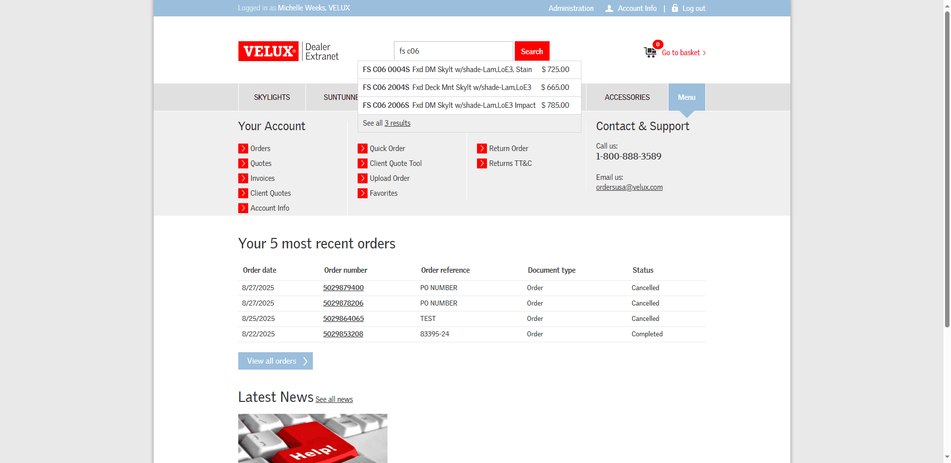 Step #3: There are two ways to add products to an order. The first option is to type the product name in the search box. Once your item displays simply click it.