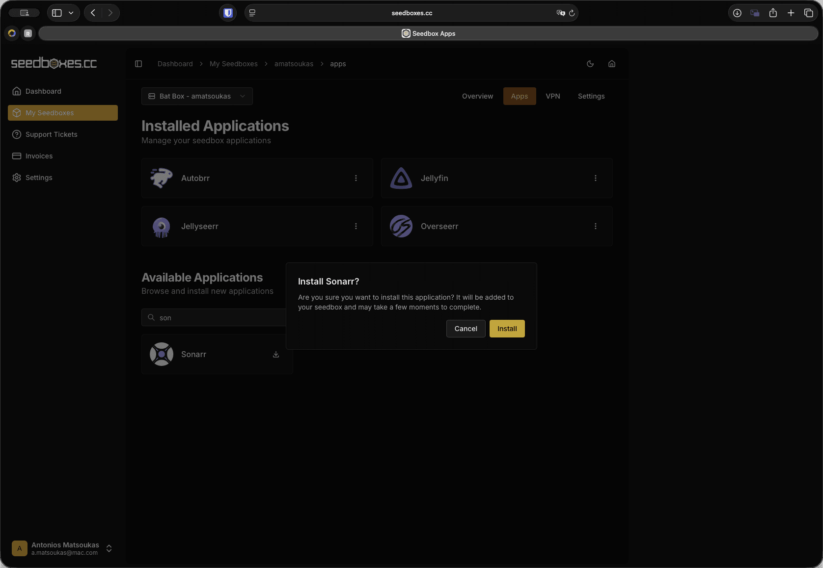 Step #7: Click on "Install"