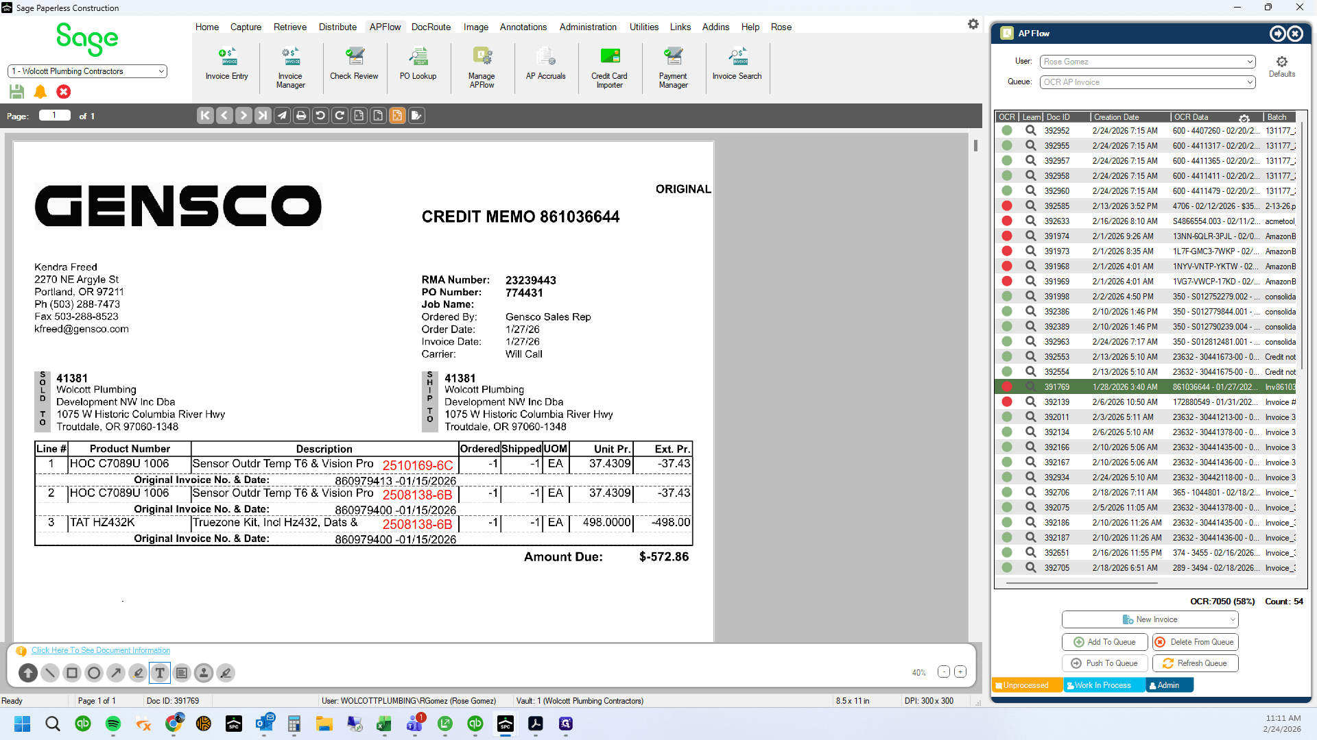 Step #46: Click on "Order Date : Invoice Date : Carrier :"