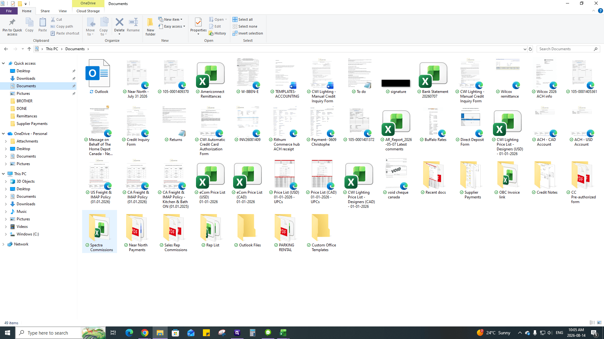 Step #5: Navigate into the Spectra Commissions directory.