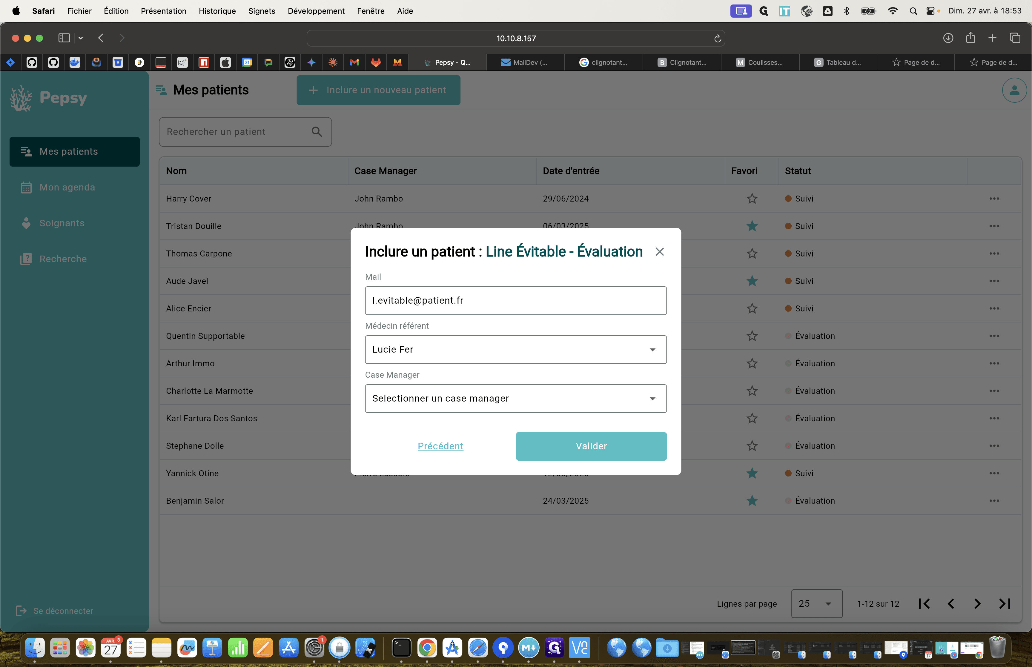 Step #9: Vous pouvez vérifier la présence d'un mail. Si le mail n'est pas correct, vous pouvez le corriger ici.