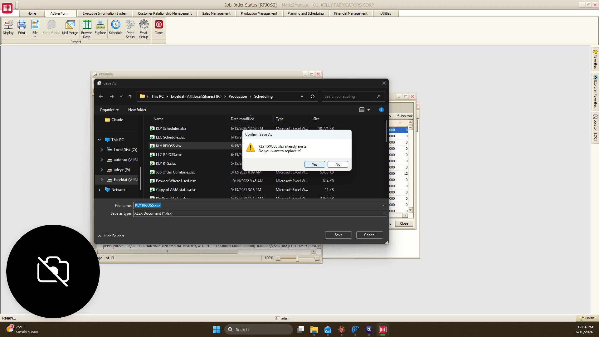 Step #10: Click Yes when prompted to confirm that you want to replace the file.