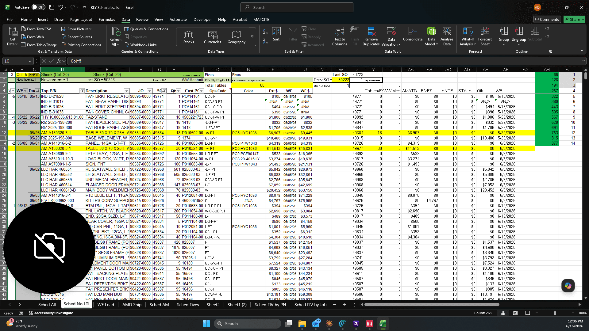 Step #21: Select column D.