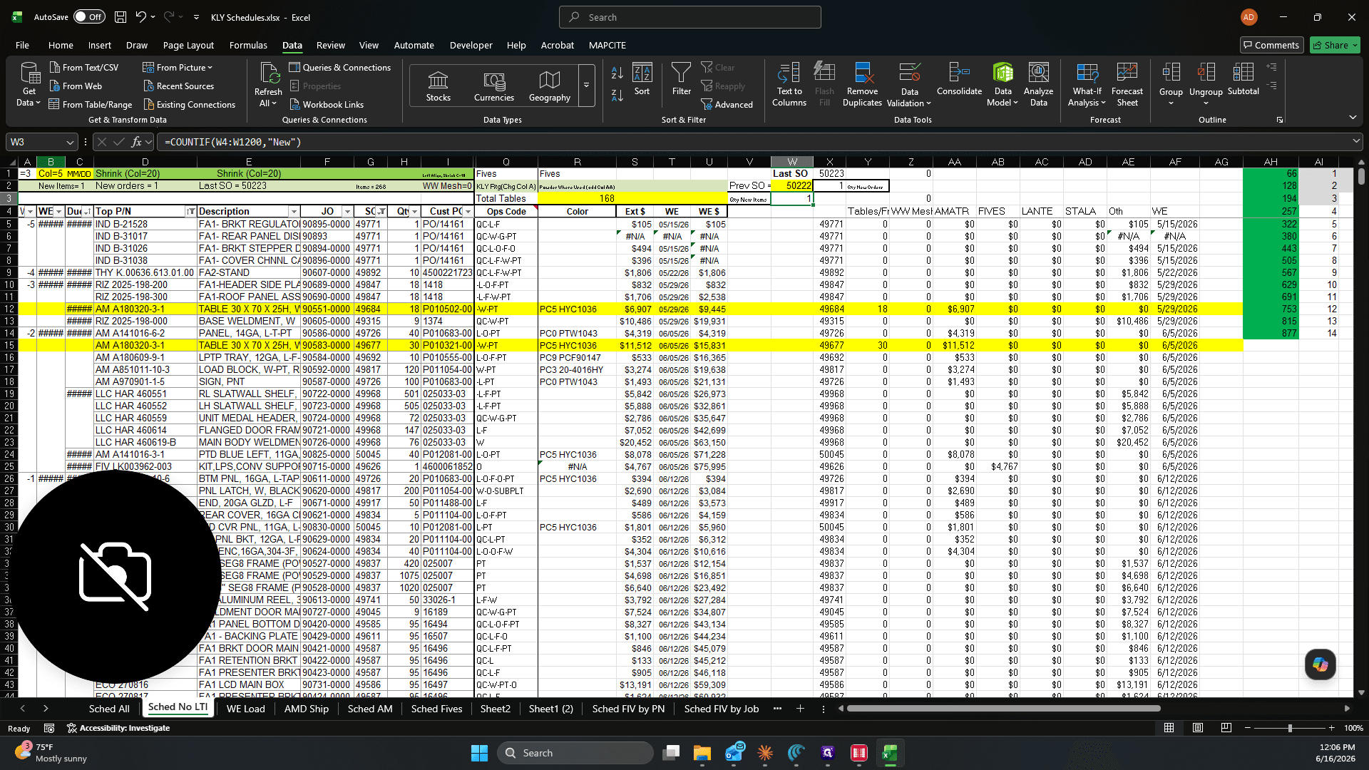 Step #17: Select columns B and C.