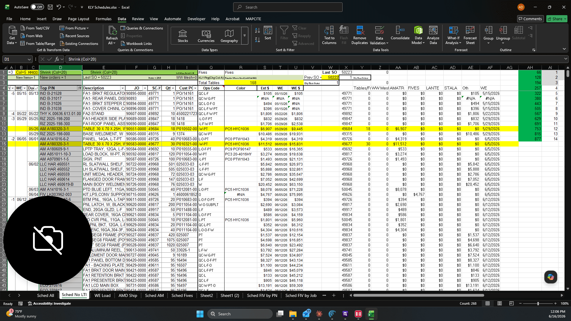 Step #22: Right-click column D and select Format Cells.