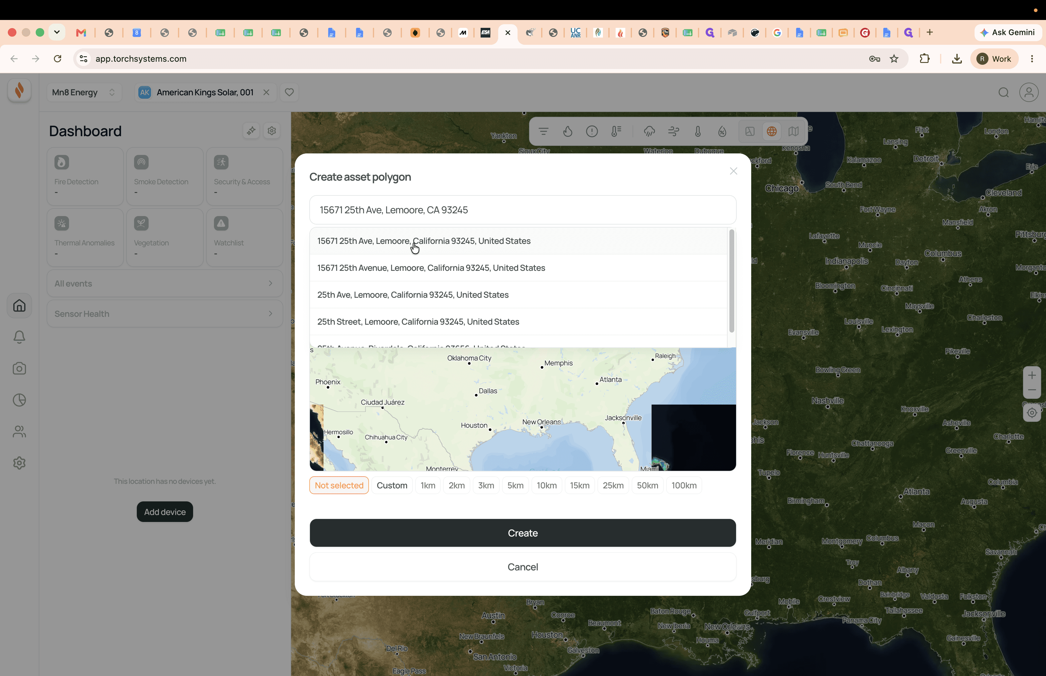 Step #10: Select the matching address from the dropdown results.