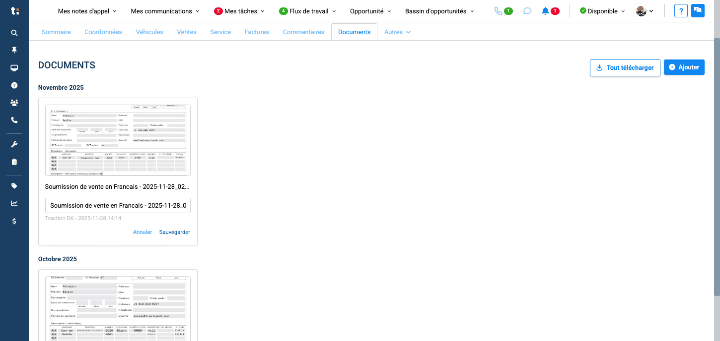Step #9: Lorsque vous avez terminé de renommer le fichier cliquez sur "Sauvegarder"