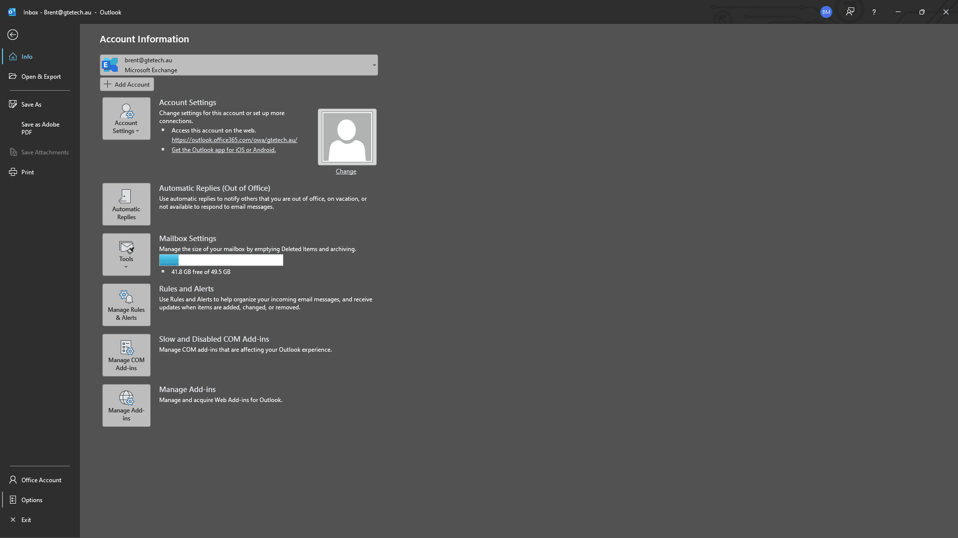 Step #3: Click on "Options"