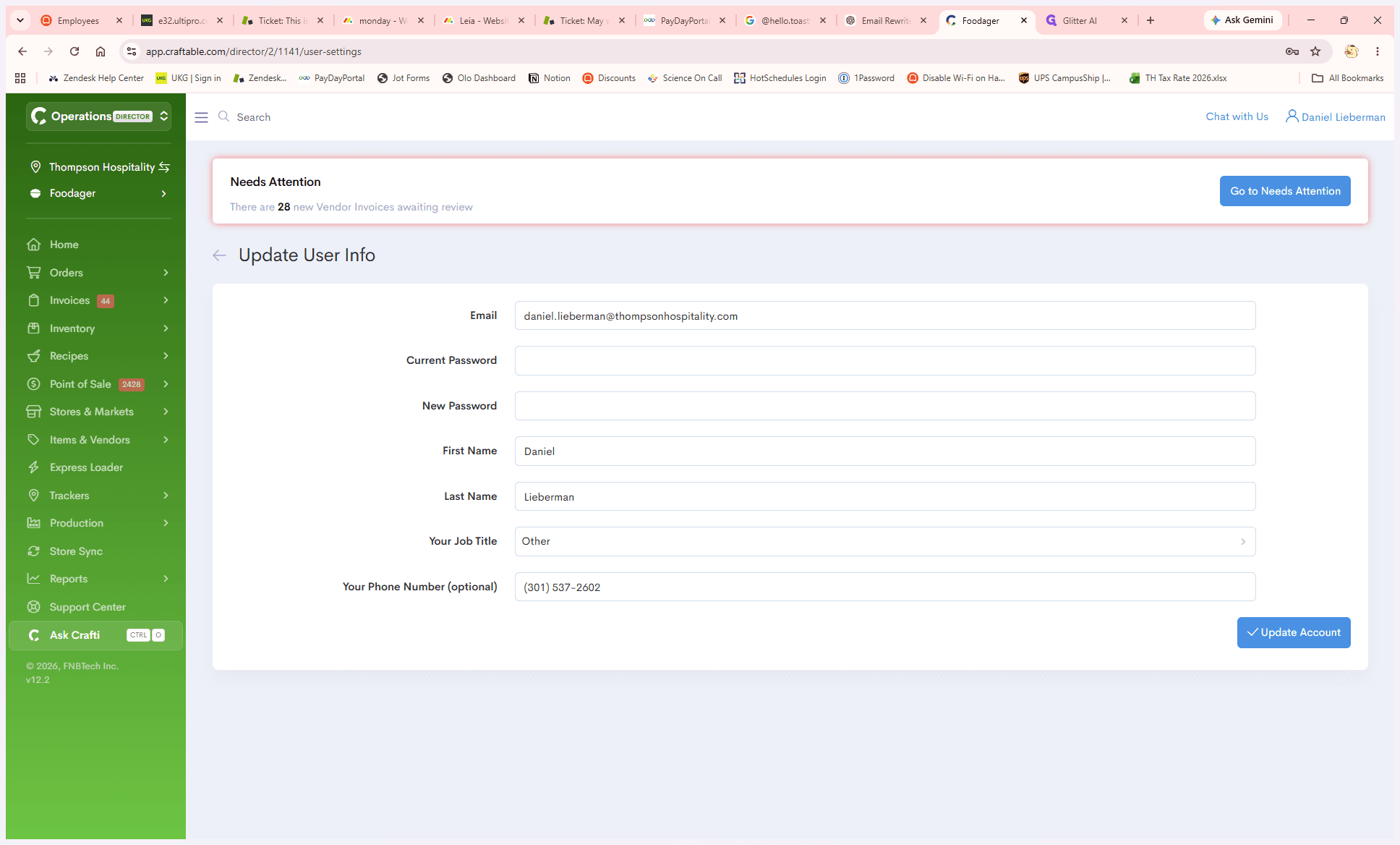 Step #5: Update your email address in the provided input field.