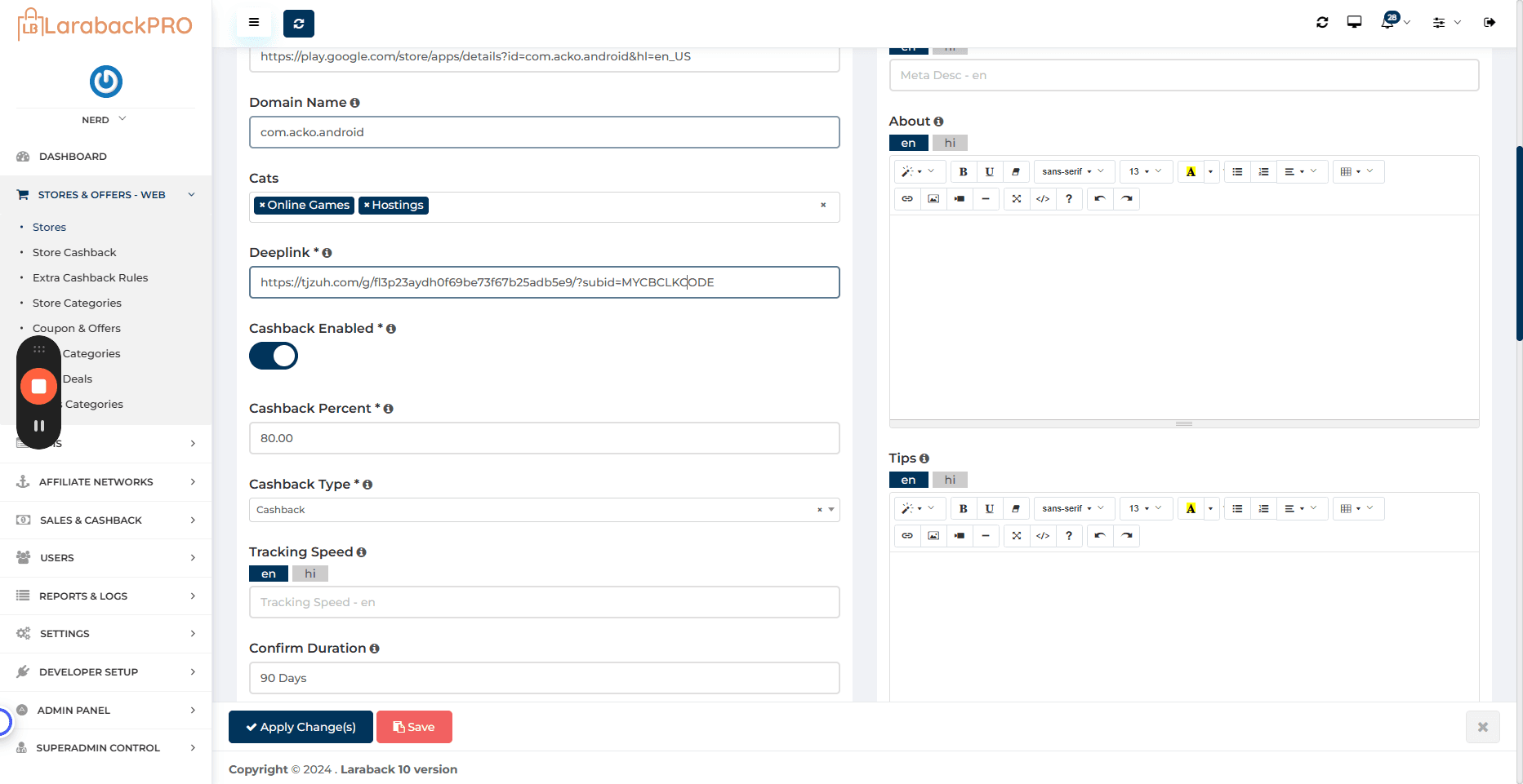 Step #21: Click "//tjzuh.com/g/fl3p23aydh0f69be73f67b25adb5e9/ ? subid = MYCBCLKCODE"