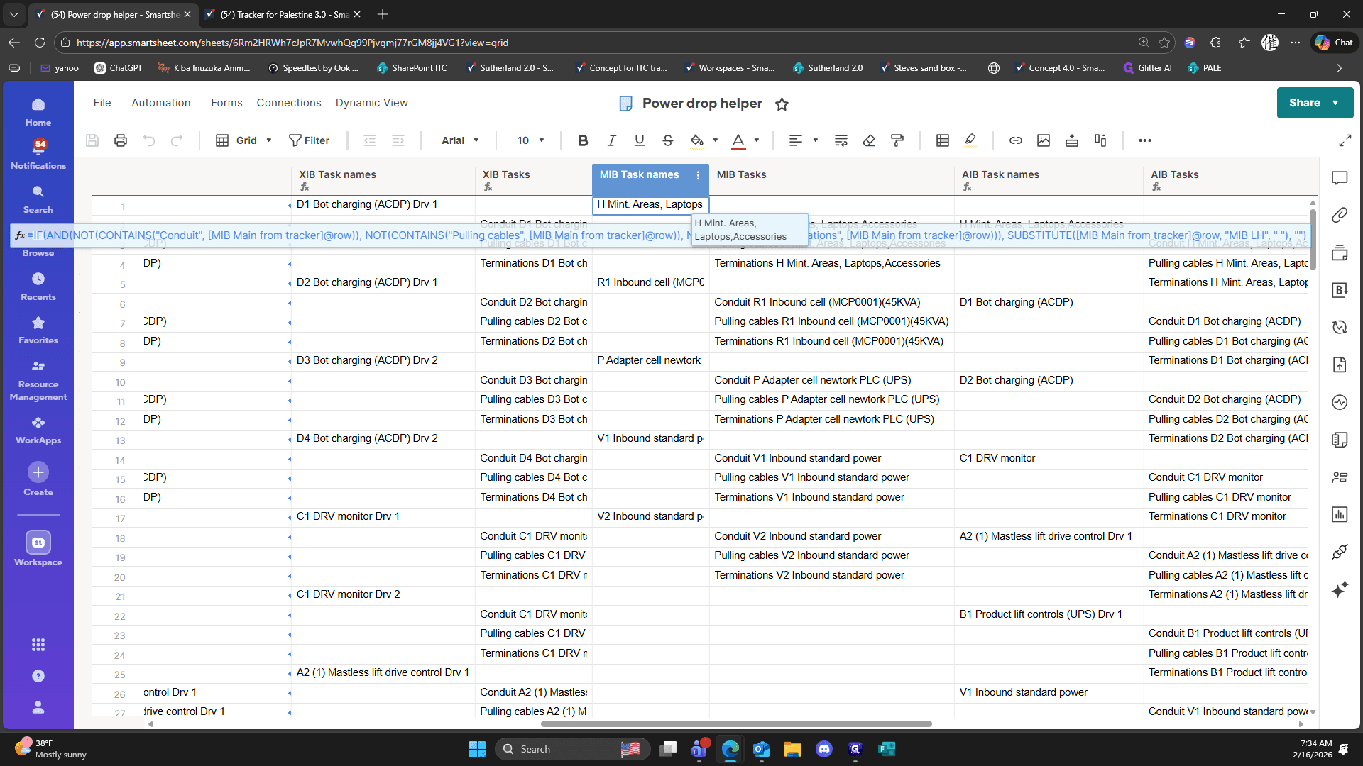 Step #27: Click on "MIB Task names"