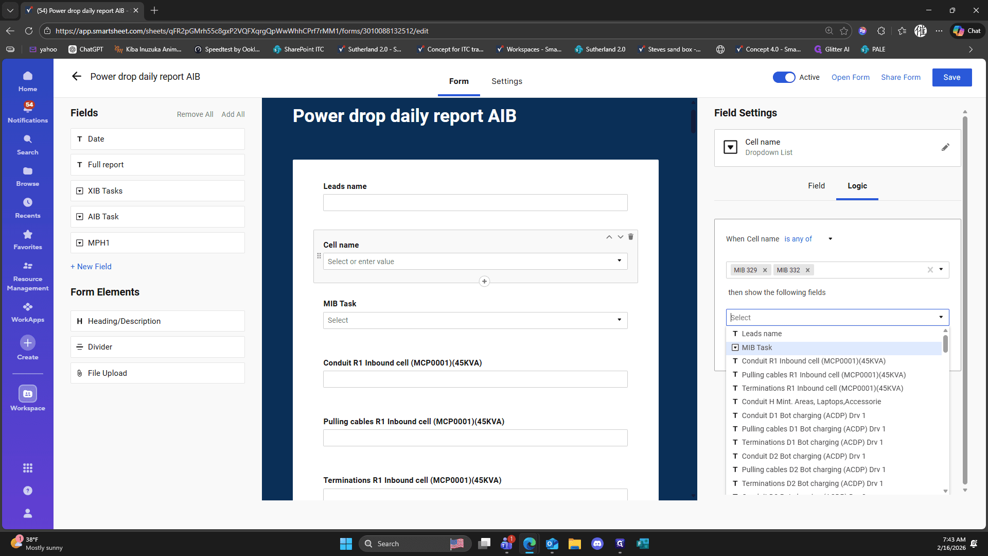Step #297: Click on "MIB Task"