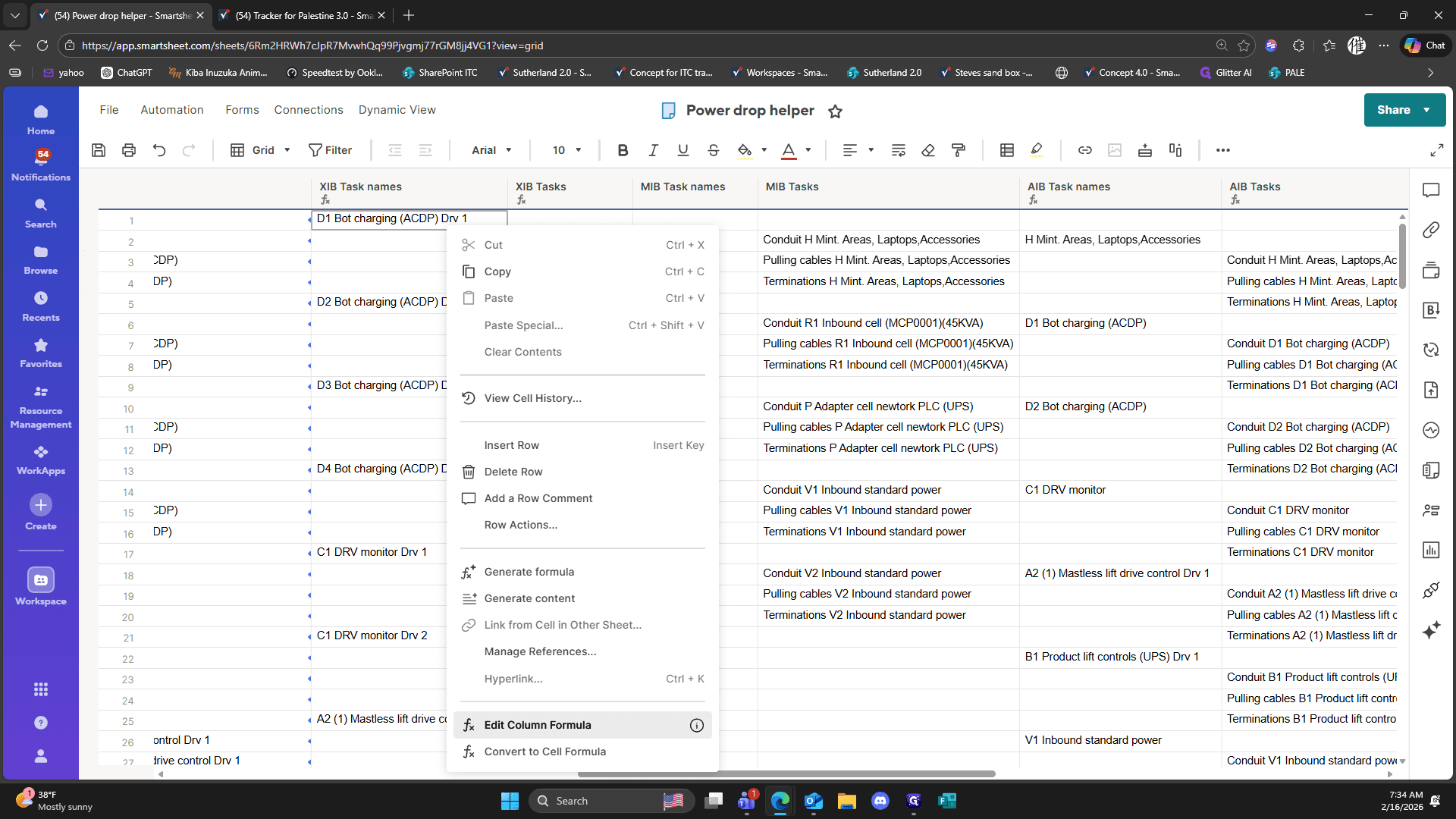 Step #31: Click on "Edit Column Formula"