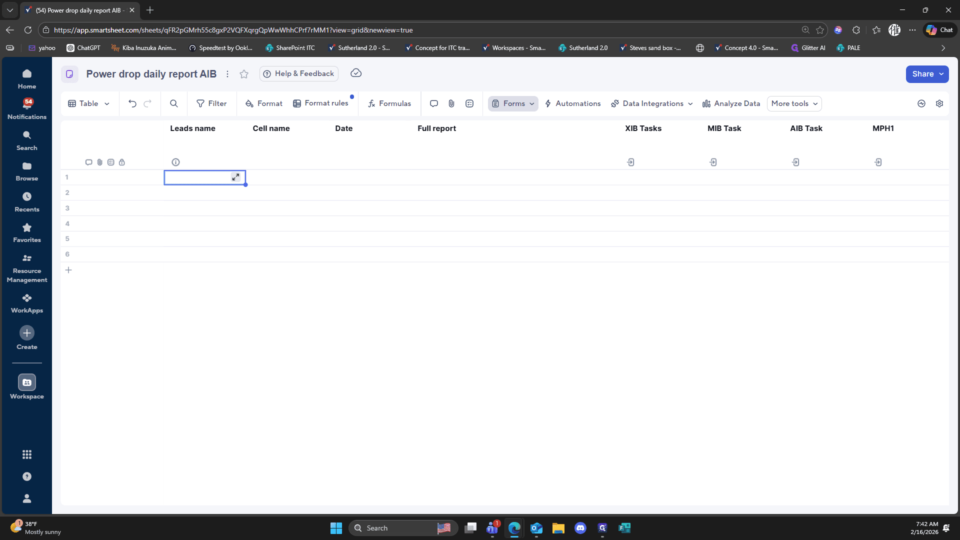 Step #258: Click on "Forms v"