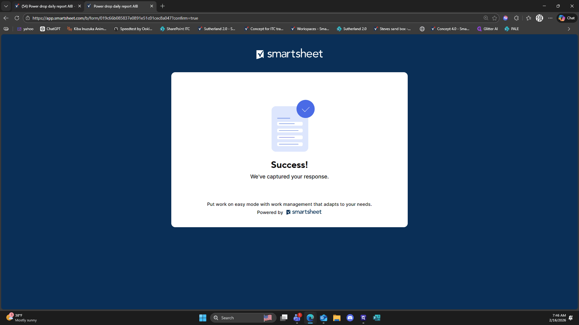 Step #408: Click on "report AIB"