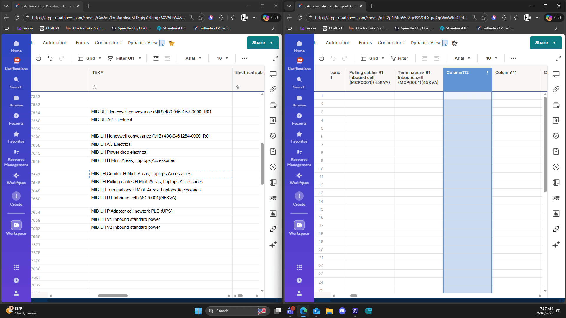 Step #120: Double-click on "Column112"