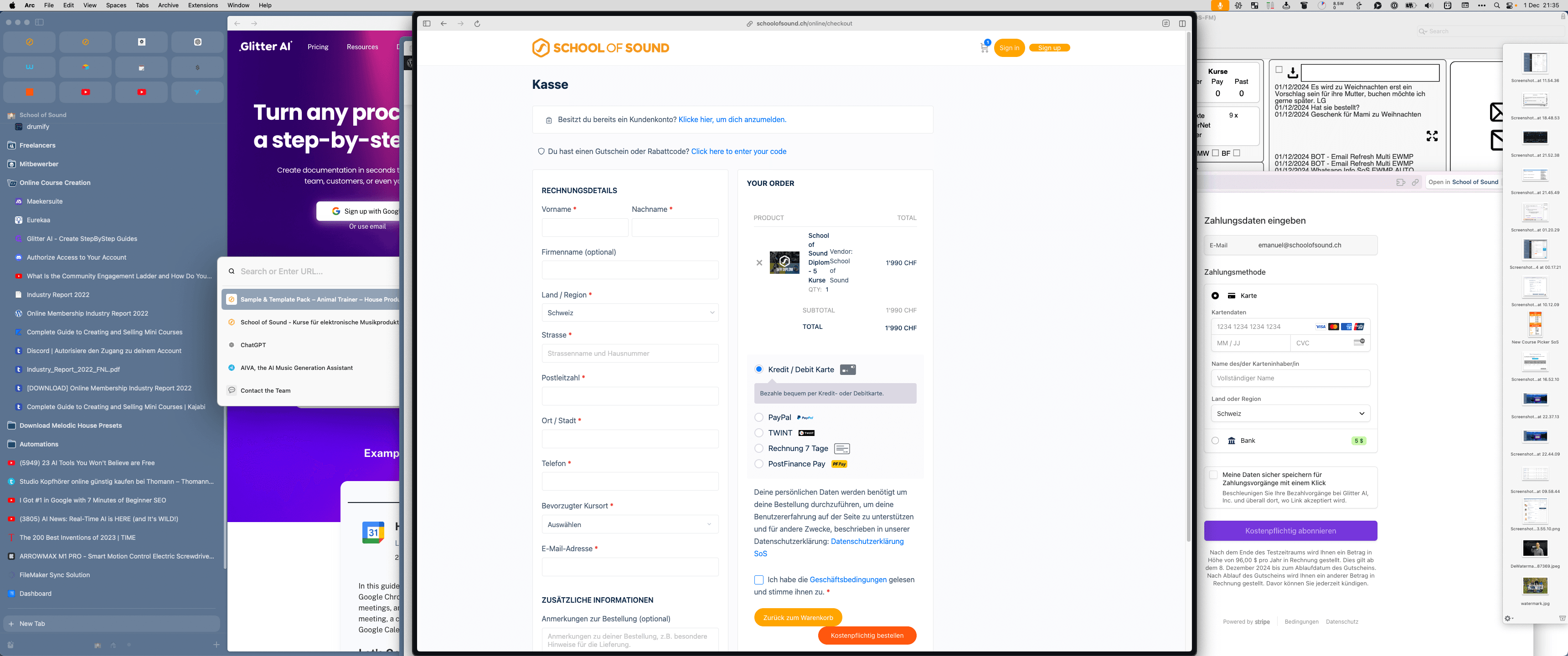 Step #16: Klicken Sie auf "PayPal"