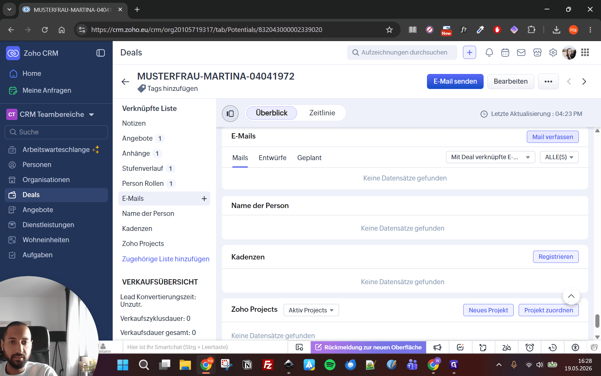 Step #4: Klicken Sie auf den Button Mail verfassen, um den E-Mail-Editor zu öffnen.