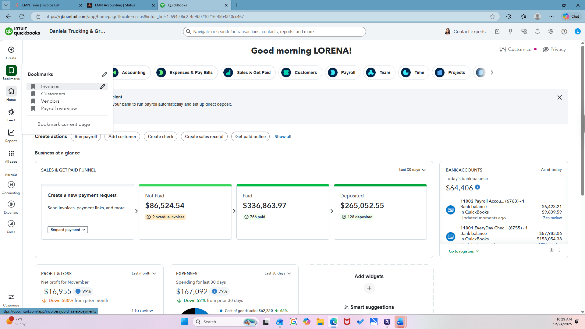 Step #41: Click on "Invoices"