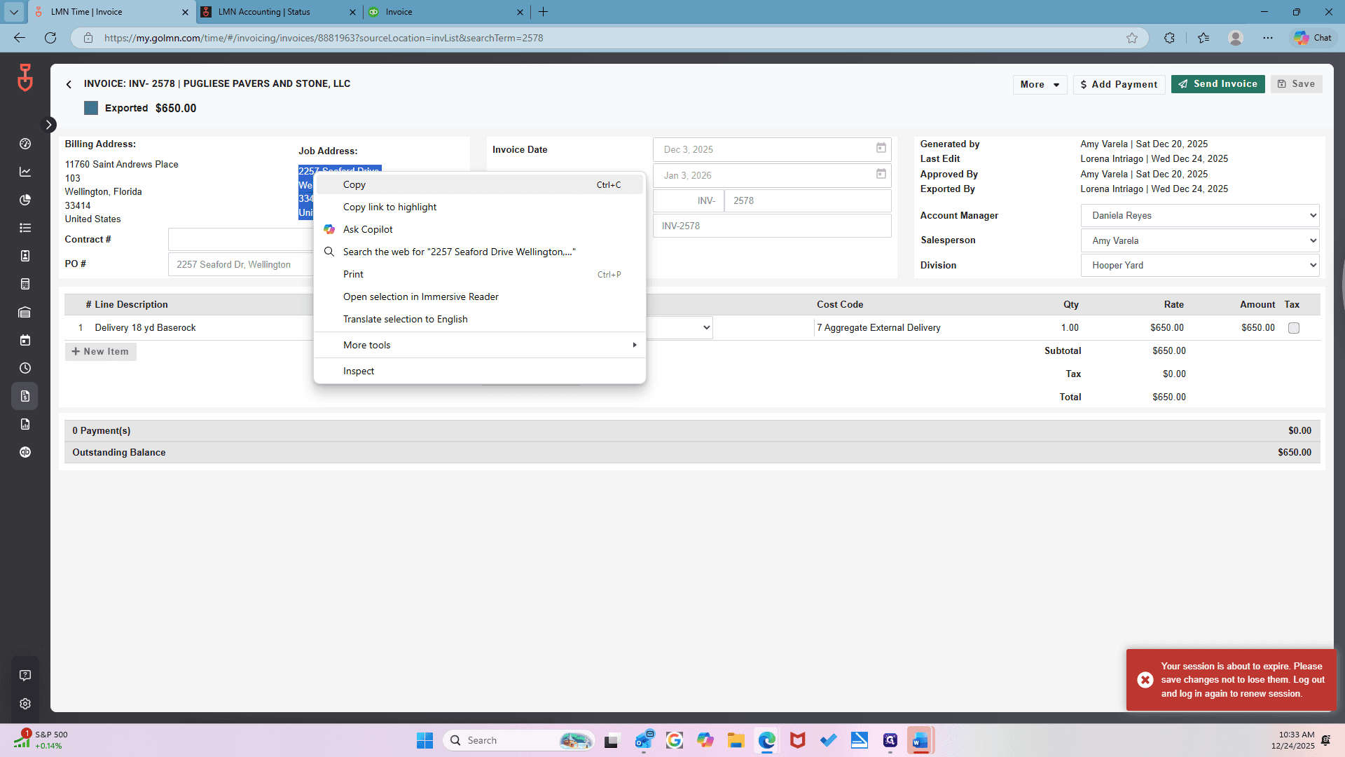 Step #80: Click on "Copy"