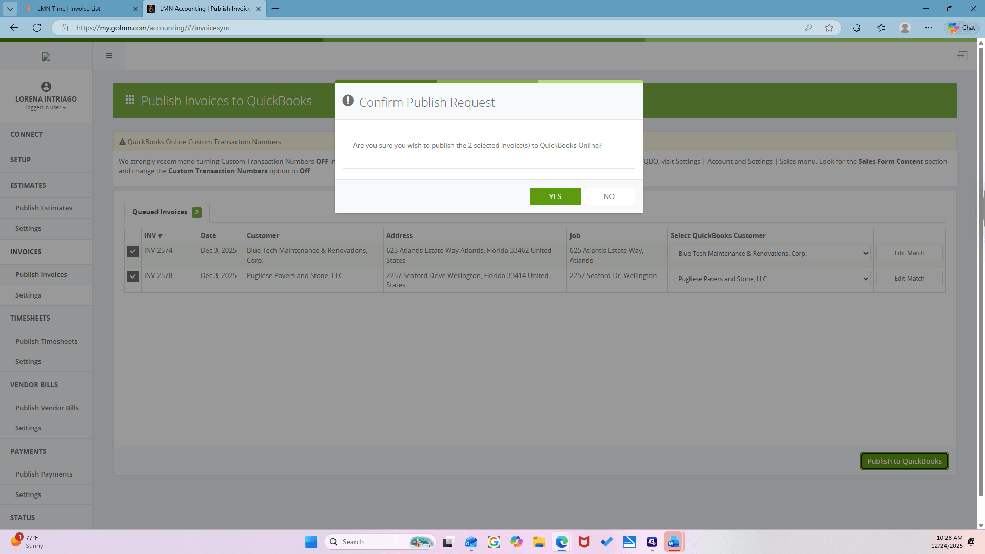 Step #34: Click on "YES"
