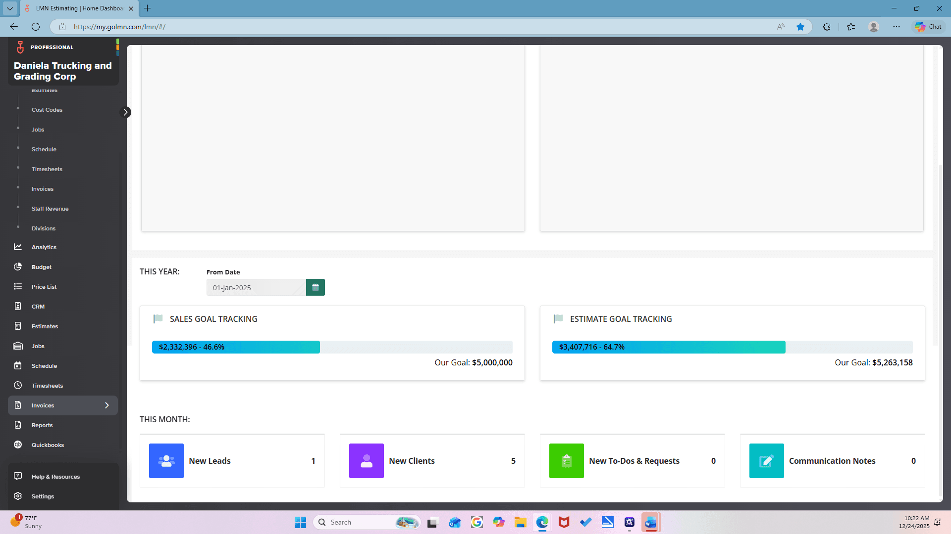 Step #3: Click on "Invoices"