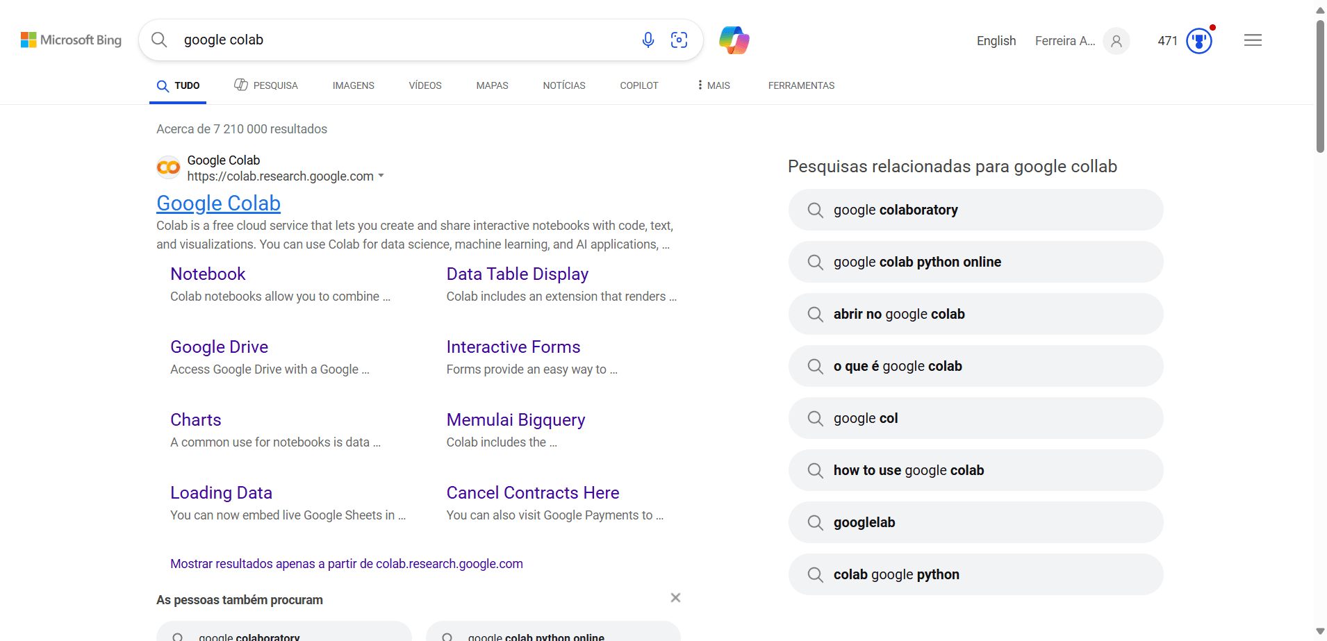 Step #2: Cliquem em "Google Colab"