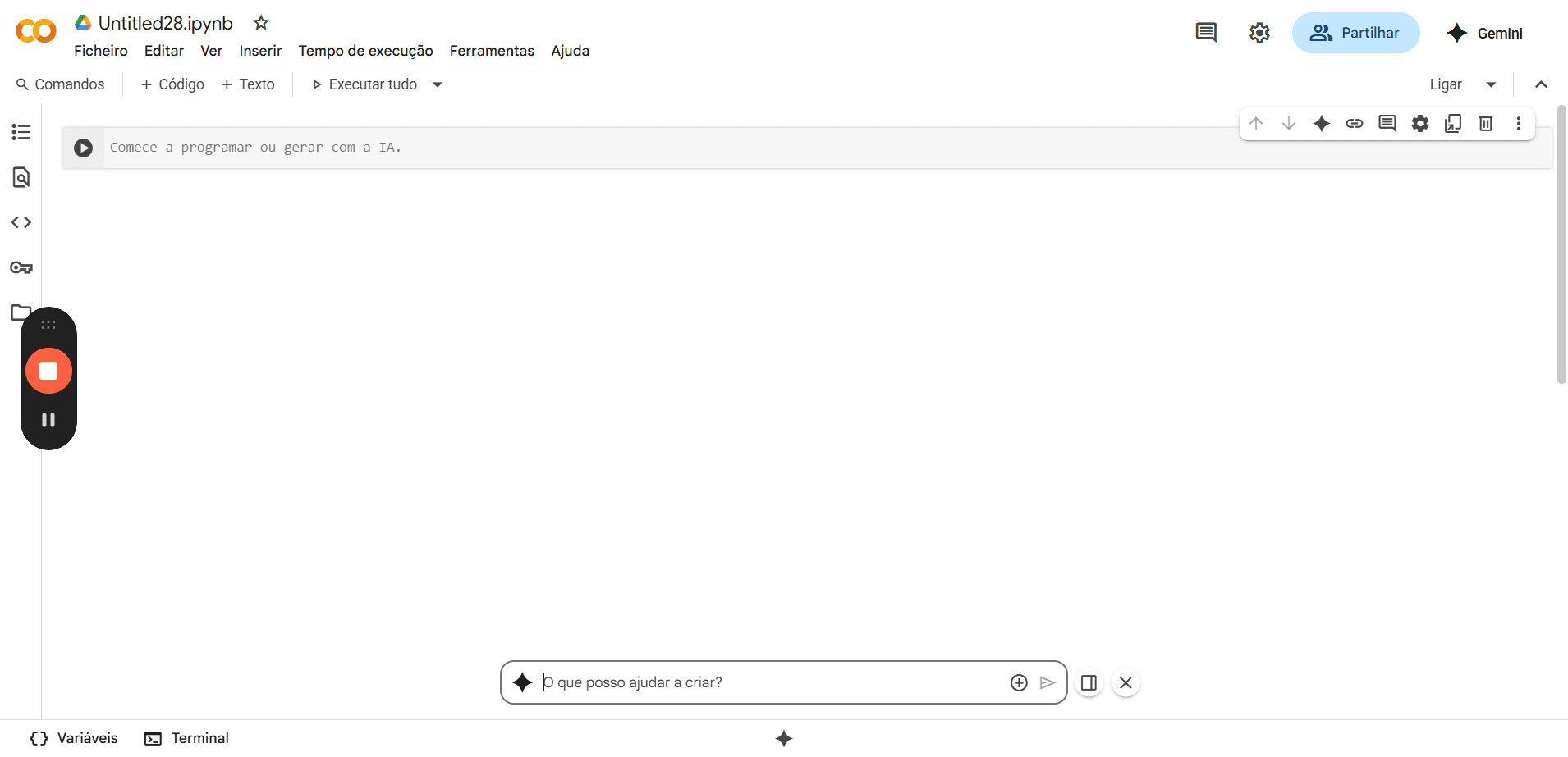 Step #7: Criar um programa com a IA