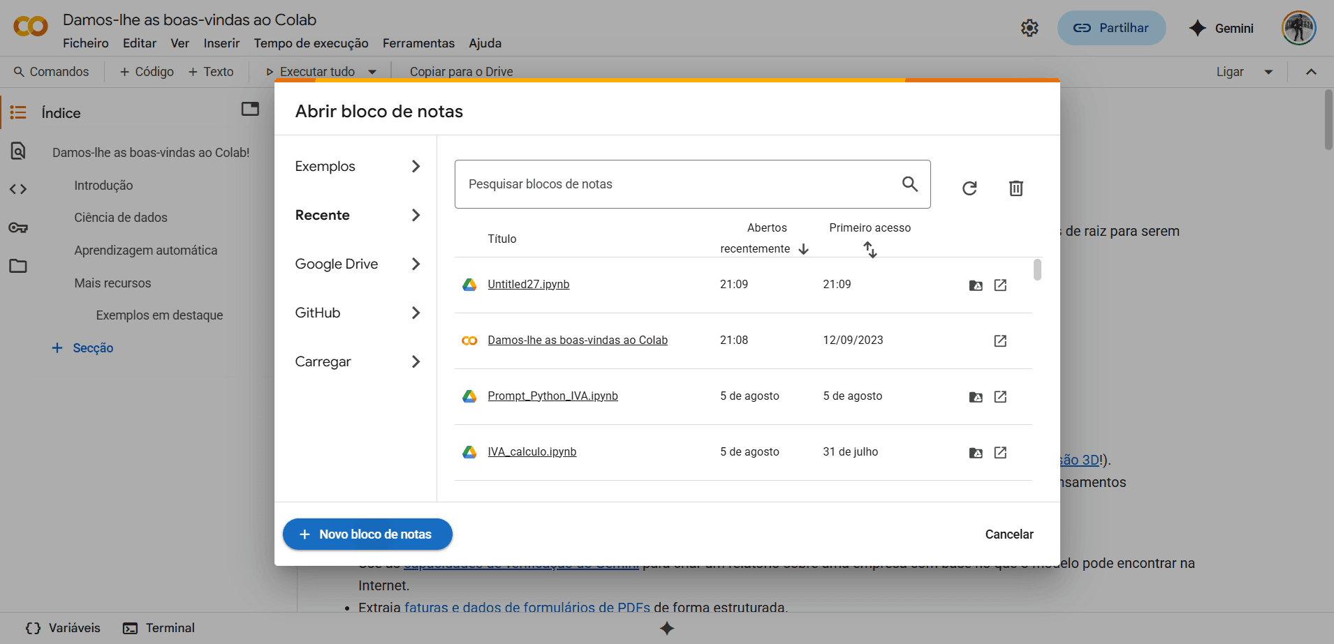 Step #6: Nova página