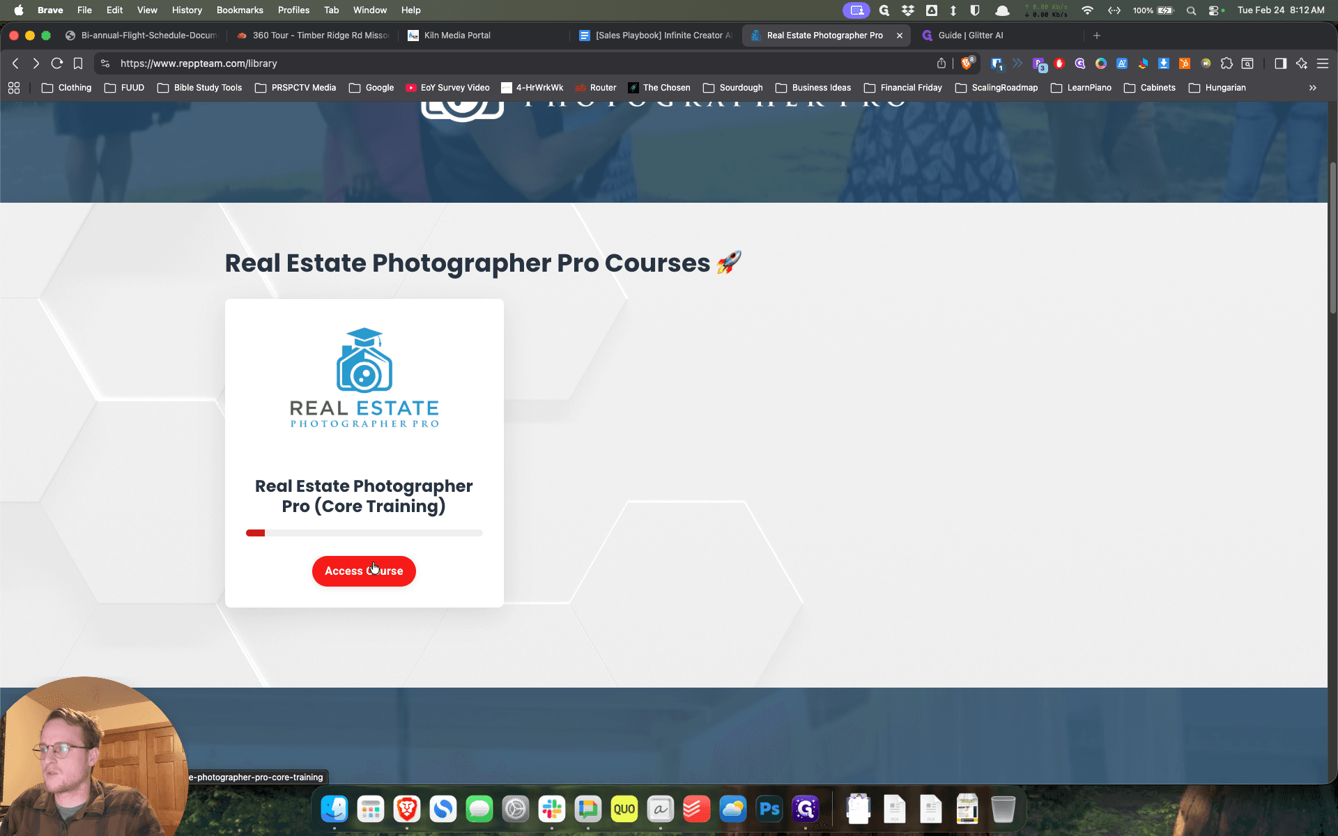 Step #1: Double-click on "Access ( urse"
