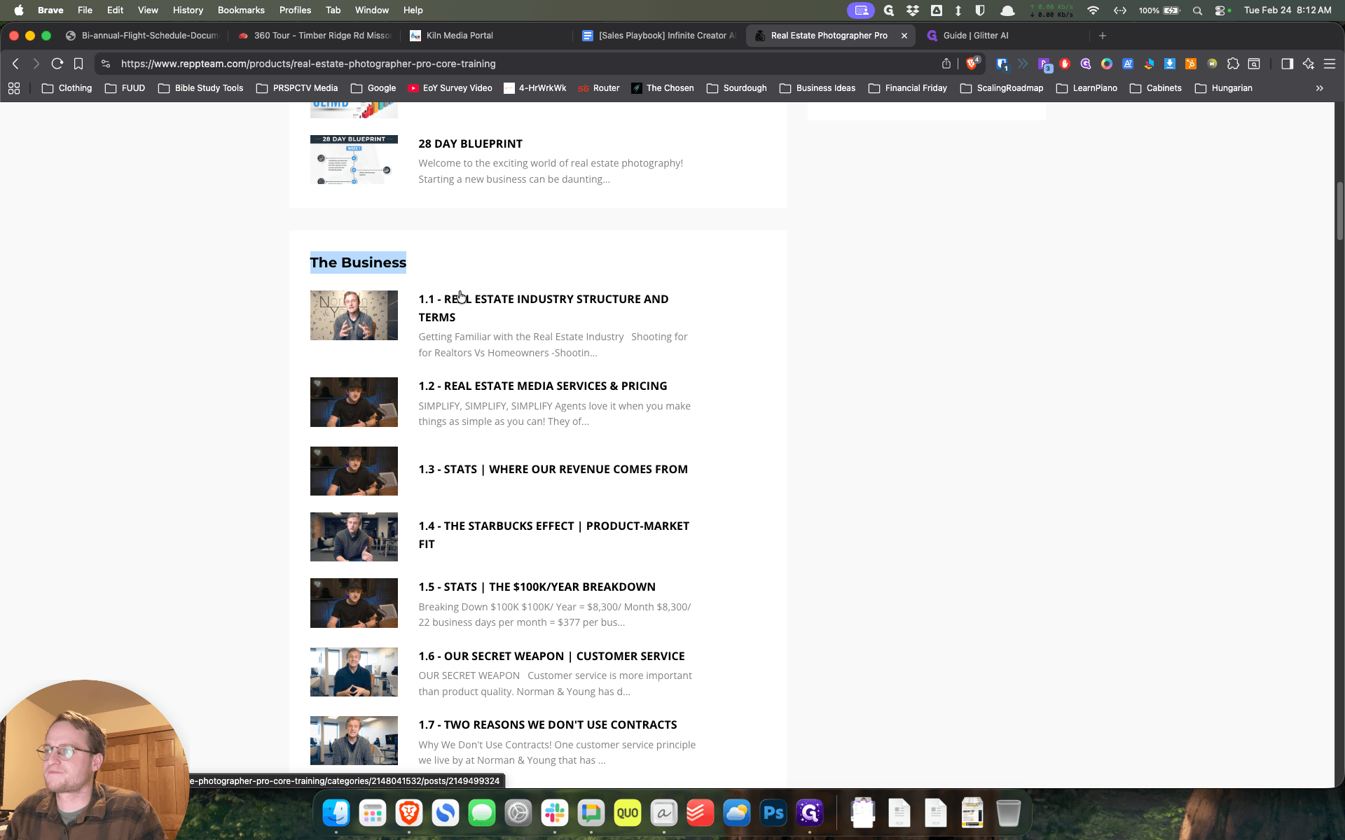 Step #3: Click on "- REVL ESTATE INDUSTRY STRUCTURE AND"