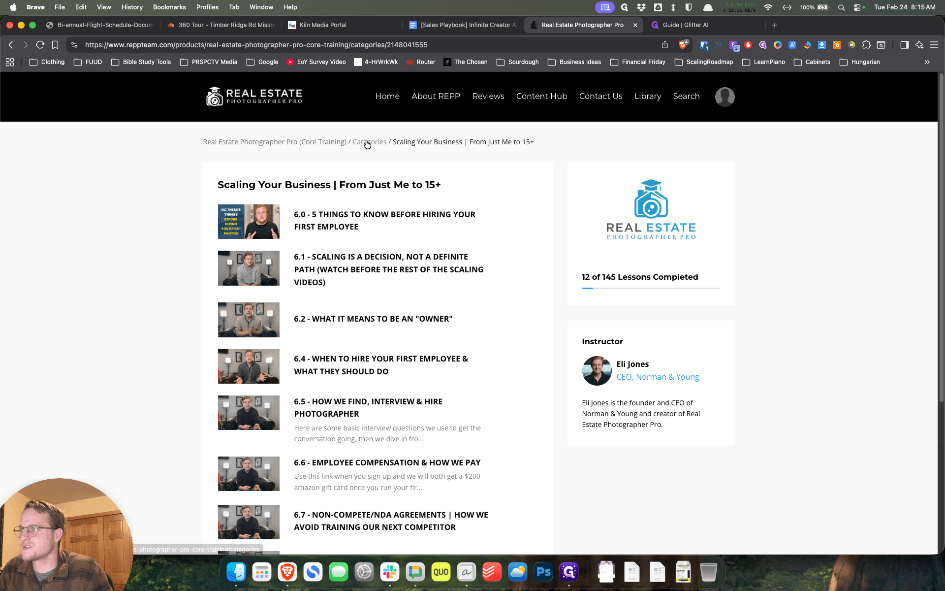 Step #22: Click on "/ Categories / Scaling Your Business"