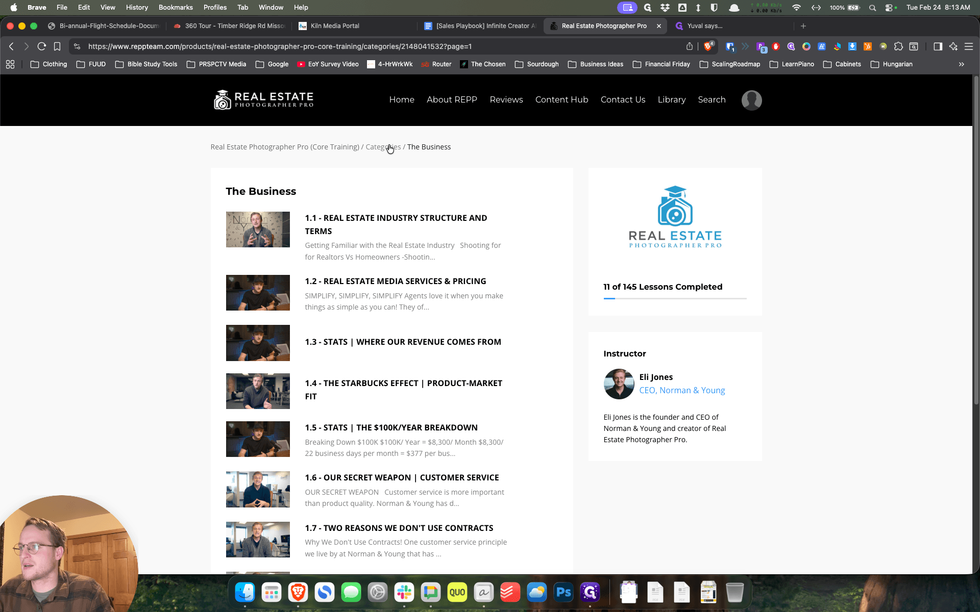 Step #9: Double-click on "/ Categories / The Business"