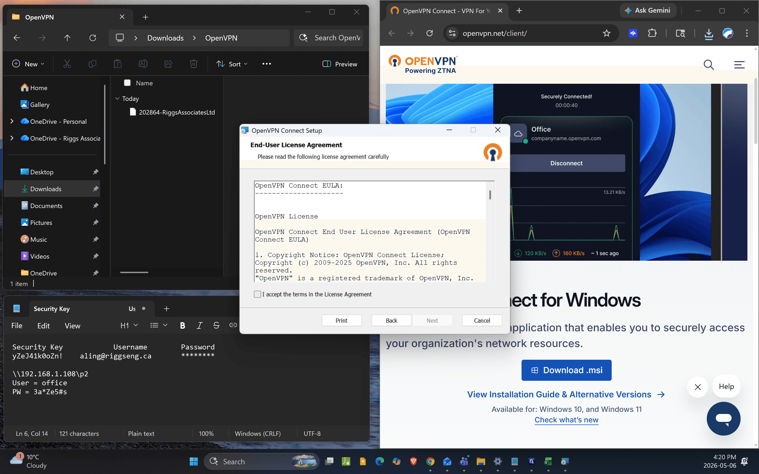 Step #4: Check the box to accept the terms in the License Agreement.