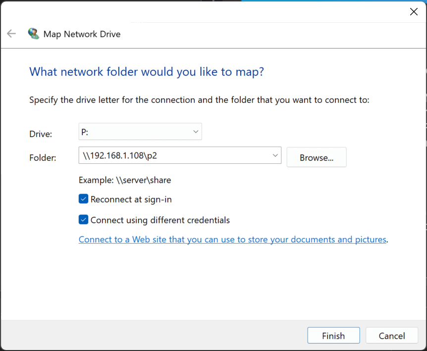 Step #23: In the setup window that appears: