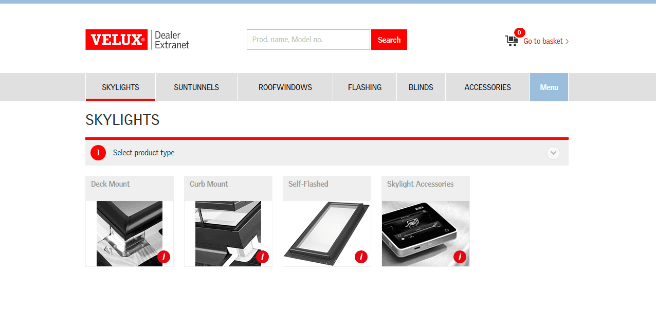 Step #2: Choose your product type.