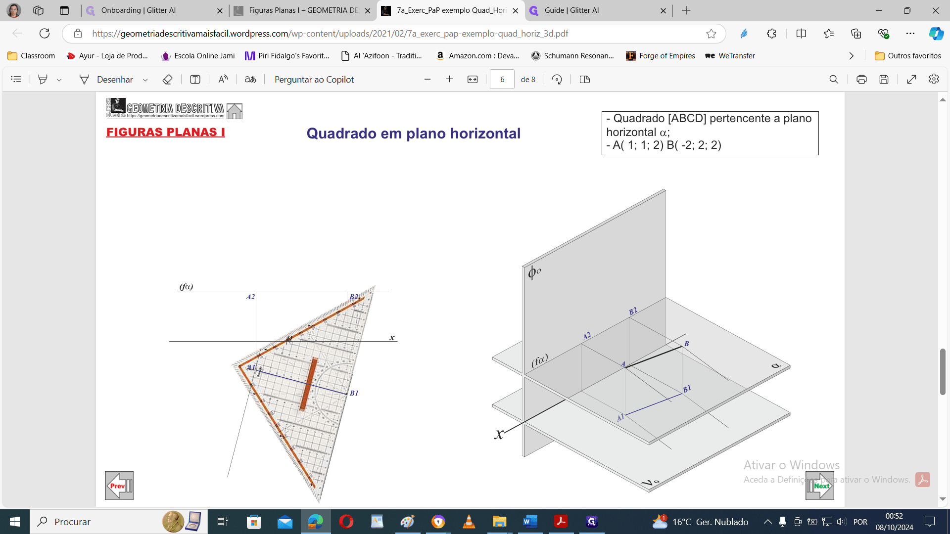 Step #6: Perpendiculares ao lado AB