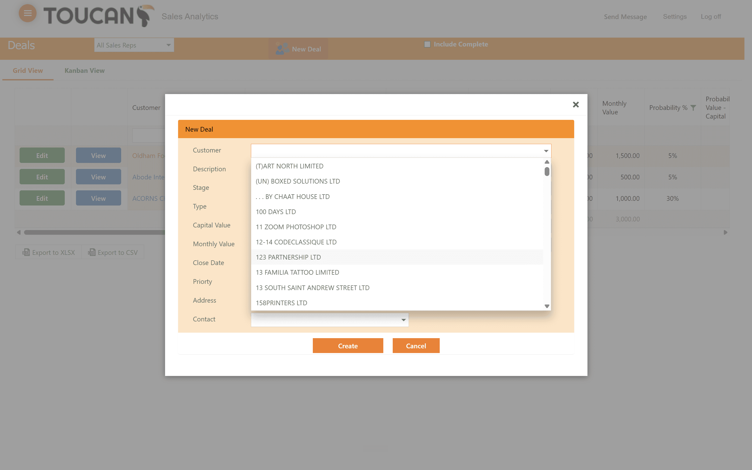 Step #14: Select the relevant company.