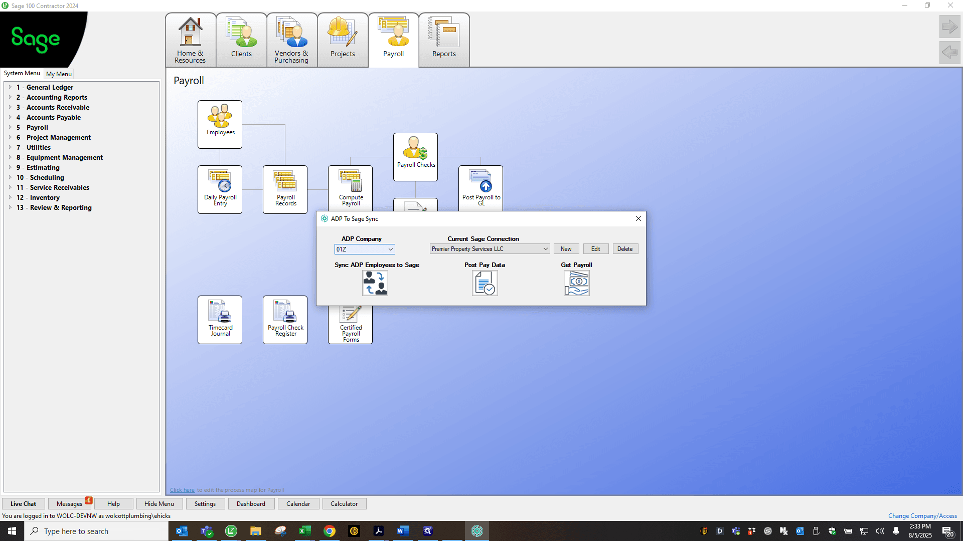 Step #27: Click on "ADP Company"