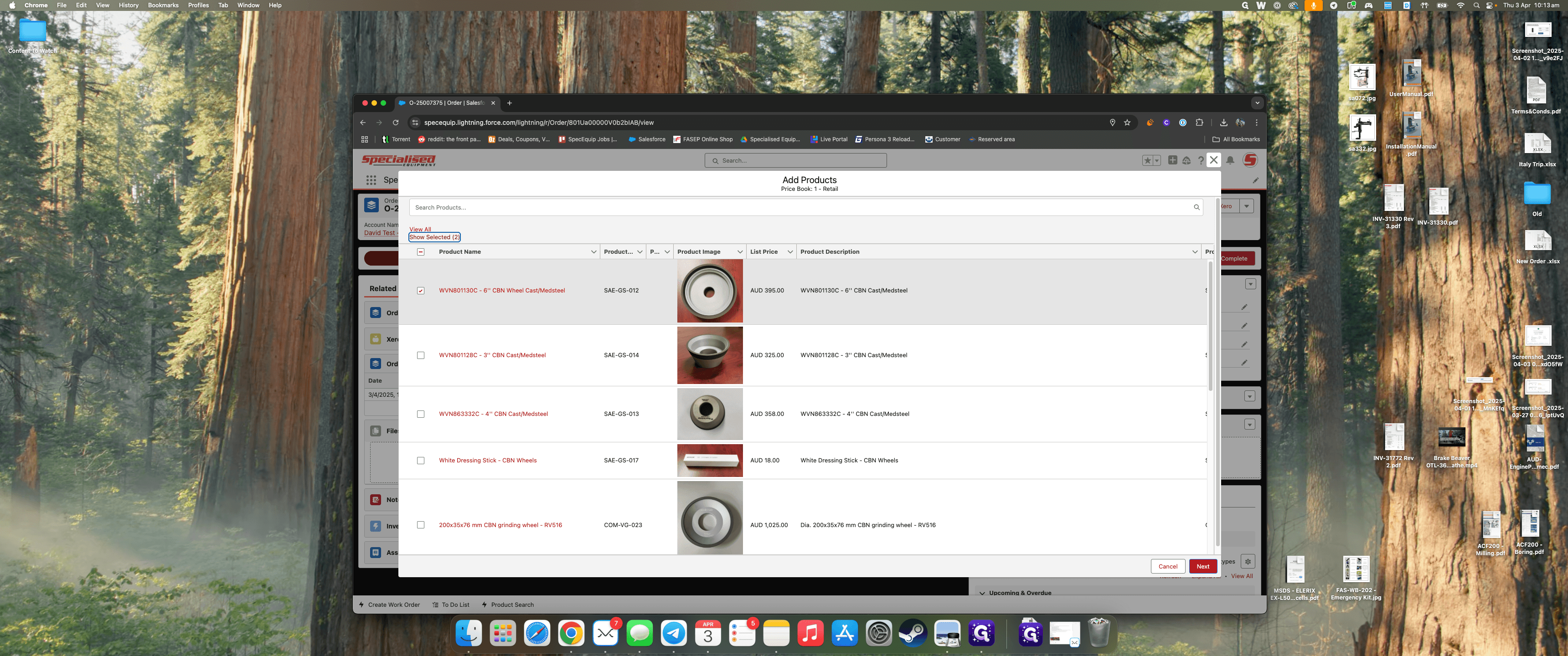 Step #44: Click on "[ Show Selected"