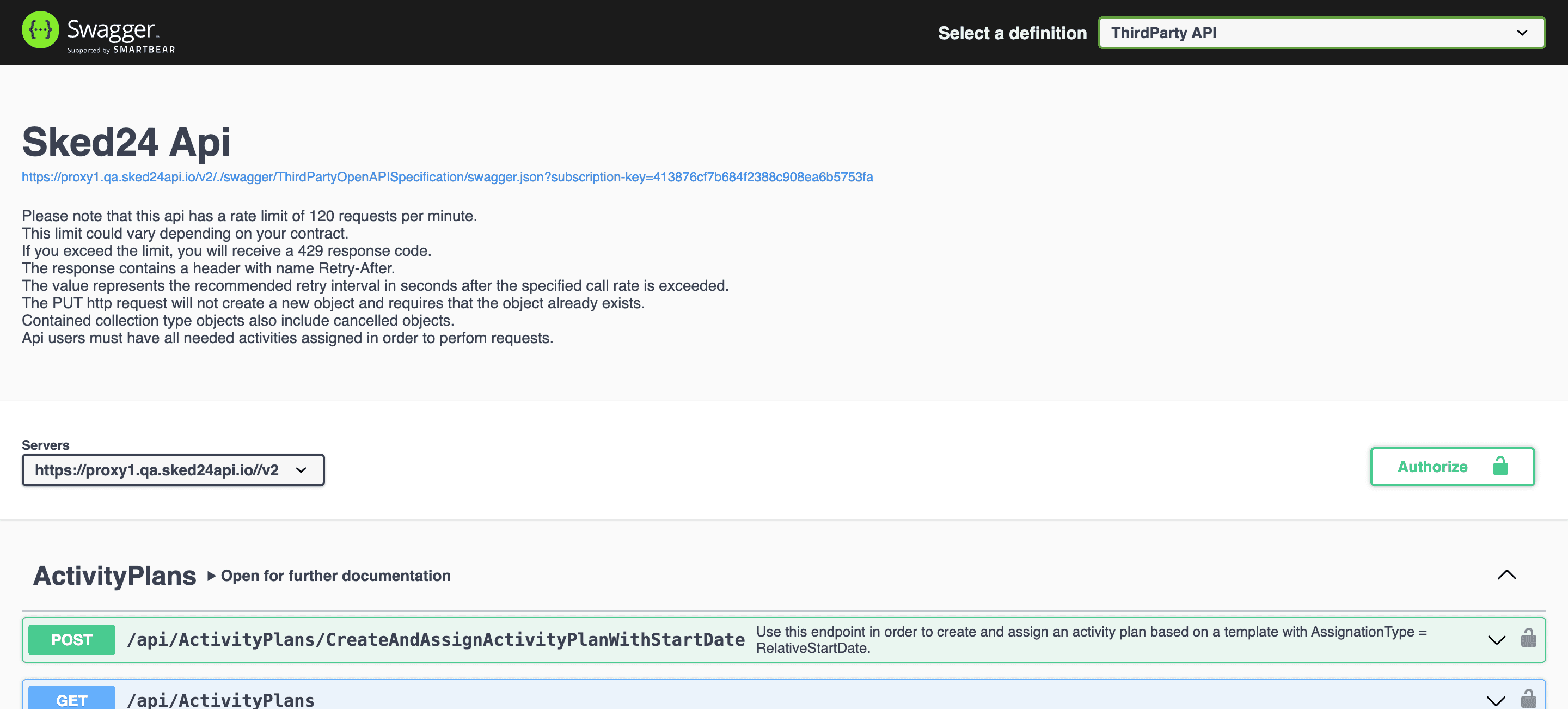 Step #3: Hagan clic en "Authorize"