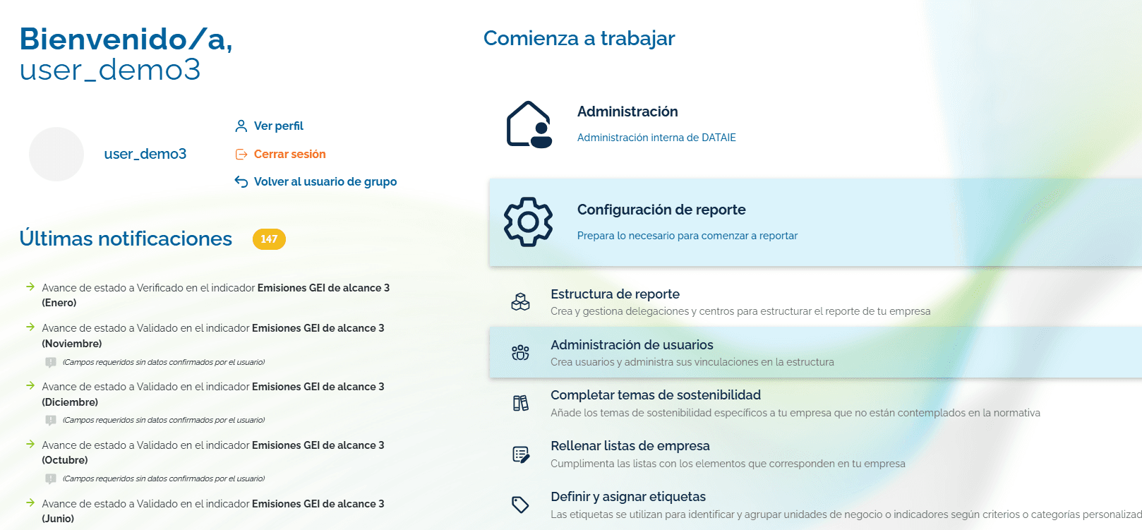 Step #2: Haz clic en «Administración de usuarios».