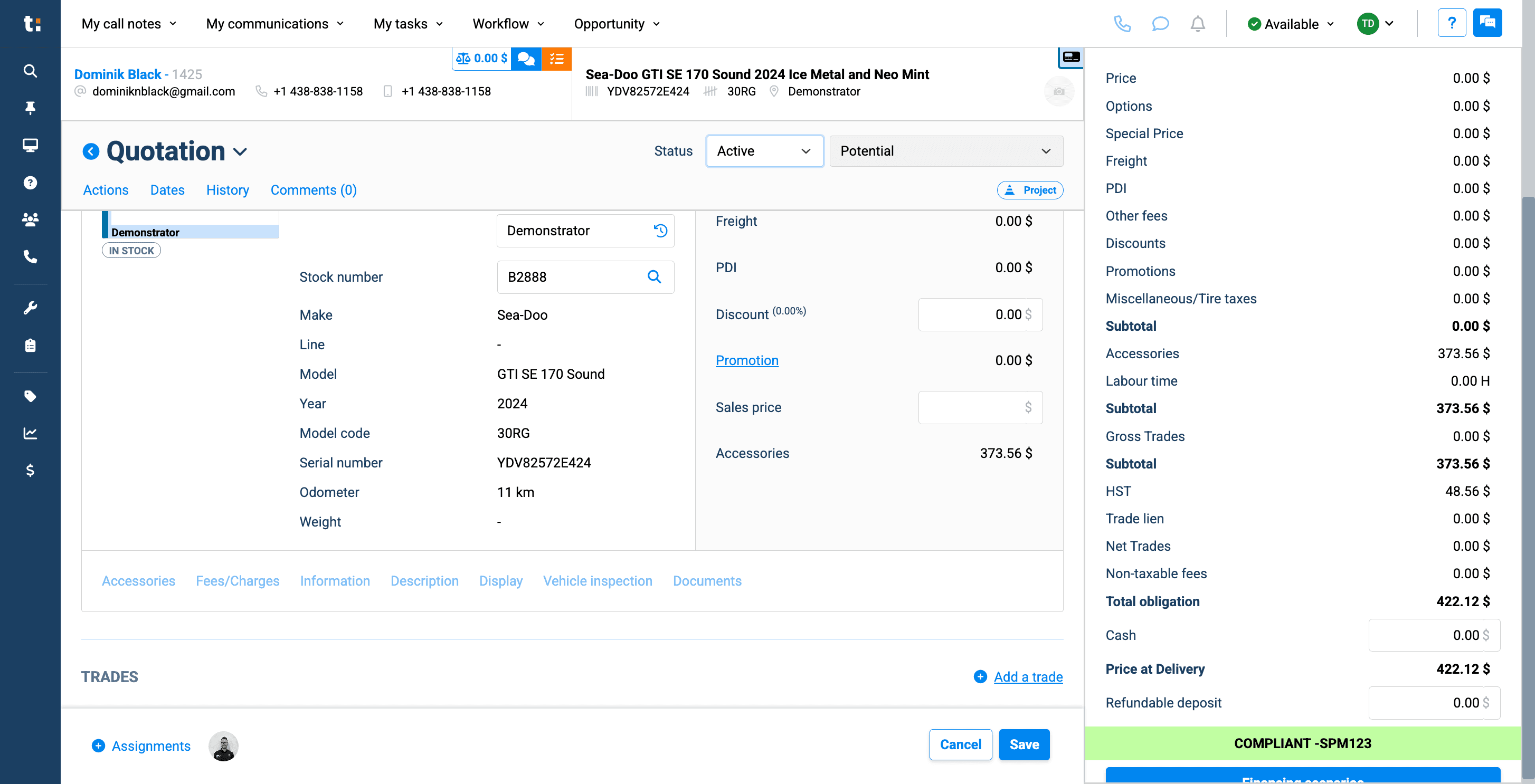 Step #1: If you do not complete these two steps, you will not see the workflow data tab shown below.