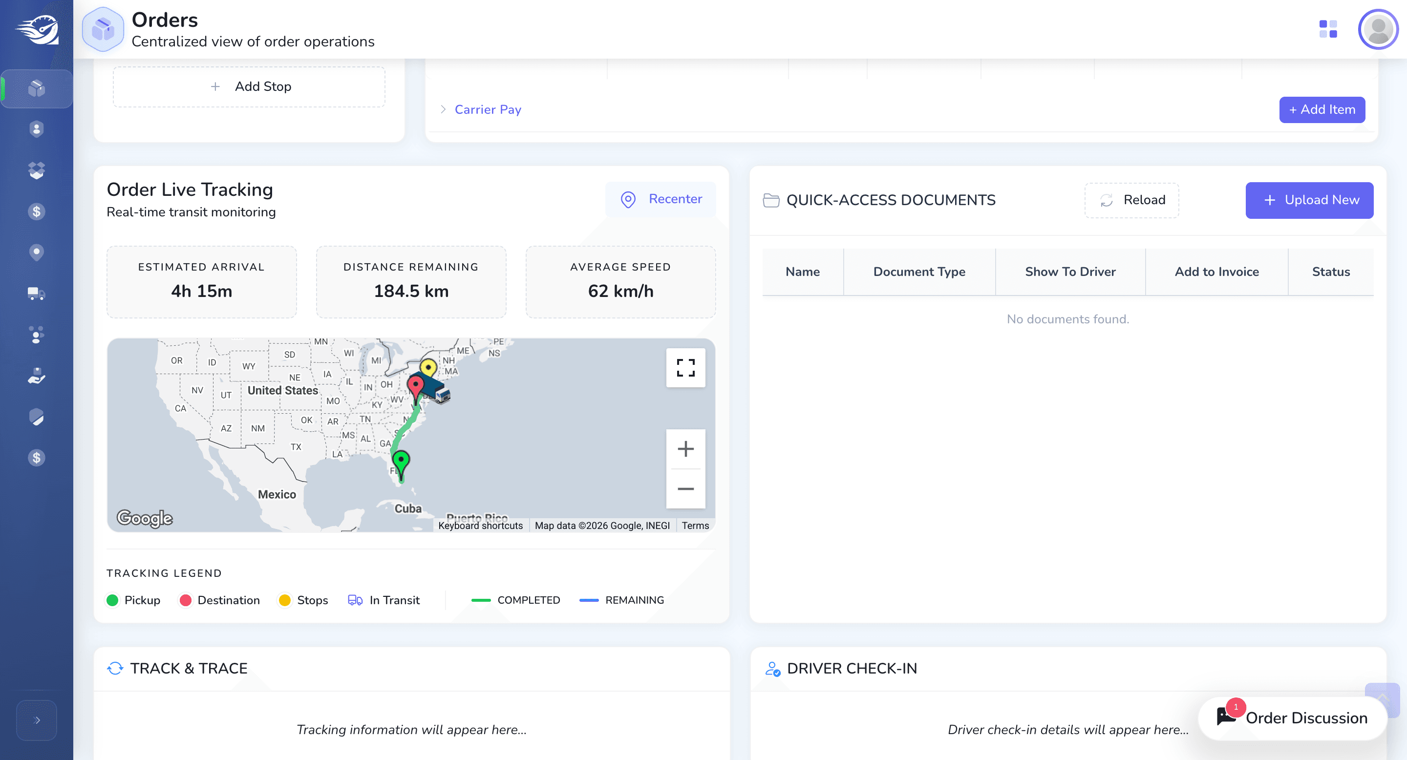 Step #71: Order Live Tracking