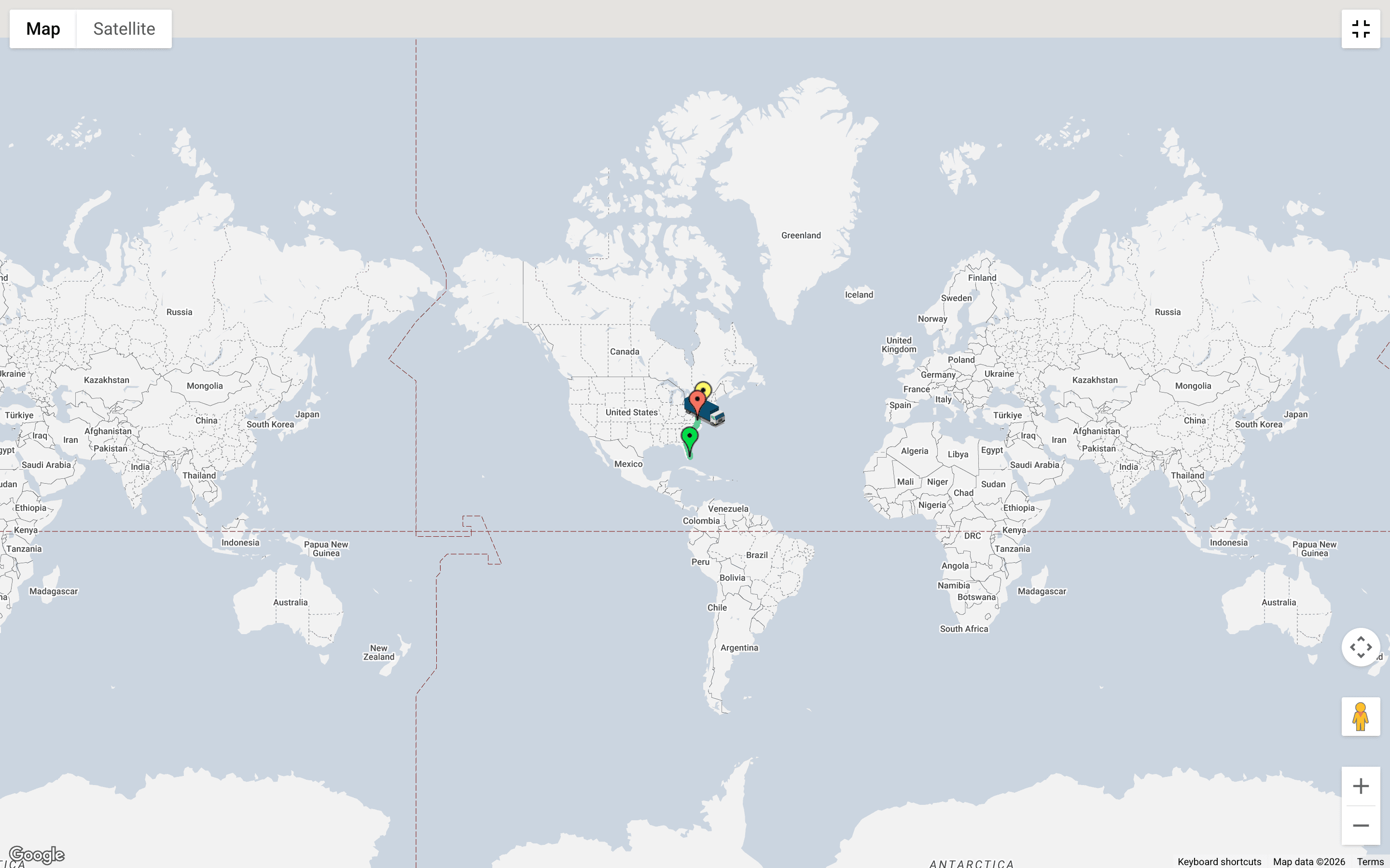 Step #72: Live Tracking- Map full view