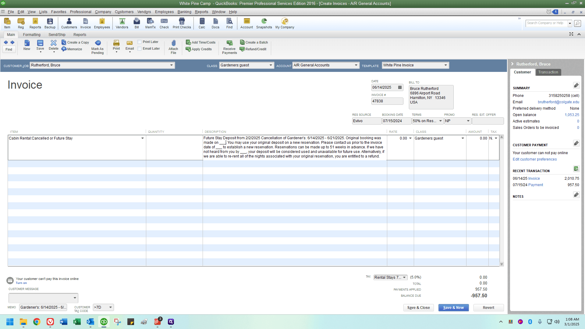 Step #25: Double-click on "to establish a new reservation"